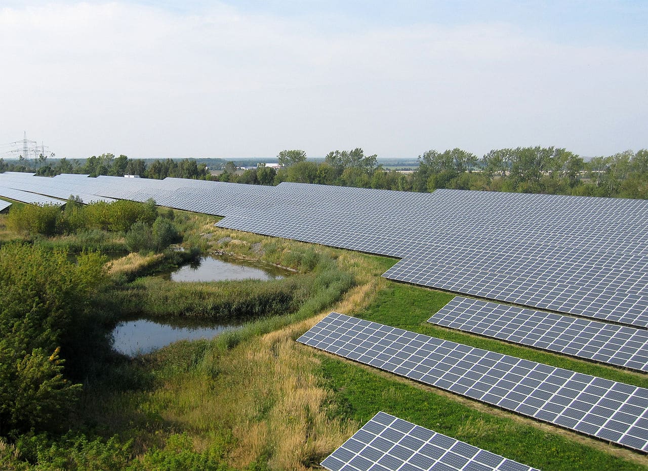 Solar Power Plant Leipziger Land 5 MWp - Espenhain, Germany - Author GEOSOL Gesellschaft für Solaranergie mbH